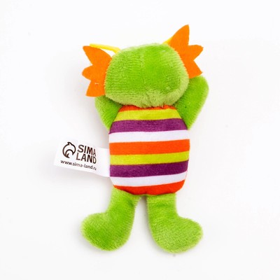 Мягкая игрушка-магнит «Дракон», 10 см, цвет зелёный