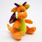 Мягкая игрушка «Дракон», 23 см, цвет оранжевый - фото 71307399