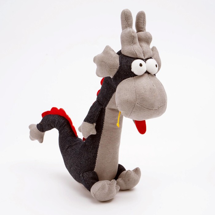 Мягкая игрушка «Дракон», 26 см, цвет серый - Фото 1