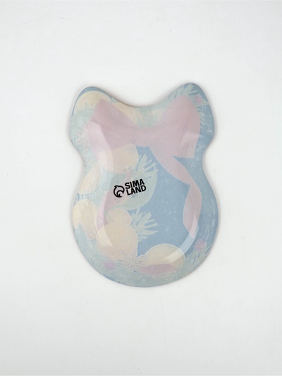 Тарелка плоская новогодняя «Апельсины», 13.5×18 см