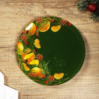 Тарелка круглая «Аромат праздника», 20 см