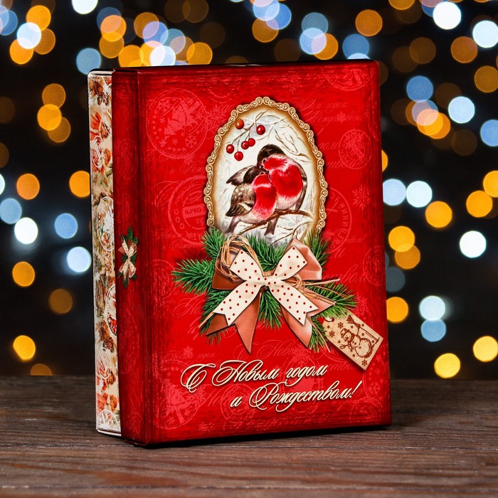 Подарочная коробка "Новогодние истории", 16,5 х 12,5 х 5,2 см - Фото 1