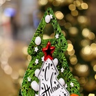 Подарочная новогодняя коробка «Ёлка с пряниками», фигурная, 15.7?9.5?22.5 см (комплект 5 шт) - фото 51879978