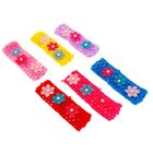 повязка для волос "Детство" ромашка с бусинкой - Фото 3