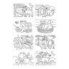 Раскраска по номерам, А4 «В деревне», 16 стр. - фото 22985594