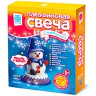 Парафиновая свеча с подсвечником «Снеговик» 9899022 - фото 2930560