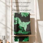Полотенце махровое Этель «Тиранозавр», 70х130 см, 100% хлопок, 420 г/м2 9867010 - фото 14241471