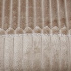 Плед Аделис Вертикаль 180х200см, амаретто, велсофт 280г/м, пэ100% - фото 24129841