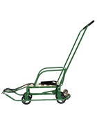 Санки детские с колёсами «Тимка 5 универсал», с ручкой, цвет оливковый - Фото 3