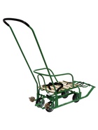 Санки детские с колёсами «Тимка 5 универсал», с ручкой, цвет оливковый - Фото 4