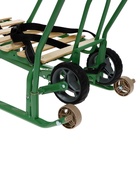 Санки детские с колёсами «Тимка 5 универсал», с ручкой, цвет оливковый - Фото 5