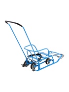 Санки детские с колёсами «Тимка 5 универсал», с ручкой, цвет голубой - Фото 5