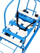 Санки детские с колёсами «Тимка 5 универсал», с ручкой, цвет голубой - Фото 8