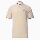 Футболка (поло) мужская MINAKU REGULAR FIT: цвет бежевый, р-р 50 9513653 - фото 11921661
