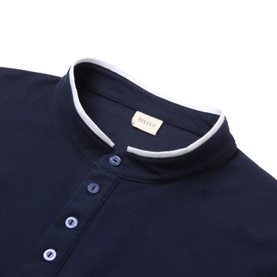 Футболка поло мужская MINAKU REGULAR FIT, тёмно-синяя, размер 46