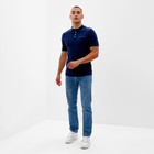 Футболка поло мужская MINAKU REGULAR FIT тёмно-синяя, размер 48 - Фото 2