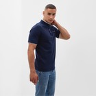 Футболка поло мужская MINAKU REGULAR FIT тёмно-синяя, размер 48 - Фото 5
