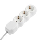 Удлинитель Luazon Lighting ECO, 3 розетки, 10 м, 16 А, 3500 Вт, ПВС 3×1 мм2, с заземлением - Фото 4
