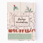 Набор новогодних полотенец Доляна «Зимние праздники» 28×46 см - 2 штуки, 100% хлопок, вафля 160 г/м² 9770486