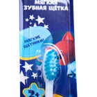 Детская зубная щетка Bambolina Ми-ми-мишки " Космонавт" мягкая 2+ - Фото 2