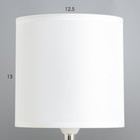 Настольная лампа "Алесса" Е14 40Вт белый 13х13х25 см RISALUX - Фото 3