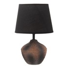 Настольная лампа "Мила" Е14 40Вт коричневый черный 20х20х33см RISALUX - Фото 6