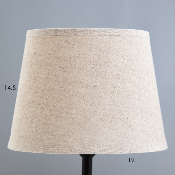 Настольная лампа "Леонила" Е14 40Вт серый 20х20х30см RISALUX - фото 1907873297