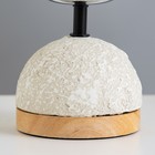 Лампа настольная RISALUX «Неонила», Е14, 40 Вт, серая, 12×12×30 см - Фото 5