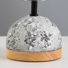 Лампа настольная RISALUX «Неонила», Е14, 40 Вт, чёрная, 12×12×30 см - Фото 5