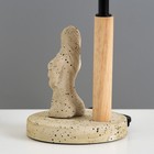 Лампа настольная RISALUX «Ева», Е14, 40 Вт, бежевая, 15×15×31 см - Фото 6