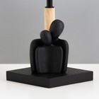 Настольная лампа «Нежность» Е14 40 Вт черный 15×15×31 см RISALUX - фото 24264058