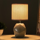Настольная лампа "Салнес" Е14 40Вт серый 13х13х25 см RISALUX - Фото 2