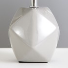 Настольная лампа "Салнес" Е14 40Вт серый 13х13х25 см RISALUX - Фото 4