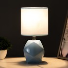 Настольная лампа "Салнес" Е14 40Вт голубой 13х13х25 см RISALUX - Фото 2