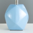 Настольная лампа "Салнес" Е14 40Вт голубой 13х13х25 см RISALUX - Фото 4