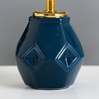 Настольная лампа "Алес" Е14 40Вт синий 13х13х25 см RISALUX - фото 23050784