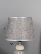 Настольная лампа "Баланс" Е14 40Вт серый 16х16х33 см - фото 806359634