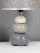 Настольная лампа "Баланс" Е14 40Вт серый 16х16х33 см - фото 806359635