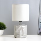 Настольная лампа "Аманда" Е14 40Вт серый 13х13х26,5 см - фото 3103982