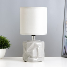 Настольная лампа "Аманда" Е14 40Вт серый 13х13х26,5 см