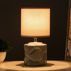 Настольная лампа "Аманда" Е14 40Вт серый 13х13х26,5 см RISALUX - Фото 2