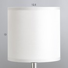 Настольная лампа "Аманда" Е14 40Вт серый 13х13х26,5 см RISALUX - Фото 3