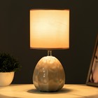 Настольная лампа "Ария" Е14 40Вт бежевый 13х13х26,5 см RISALUX - Фото 2