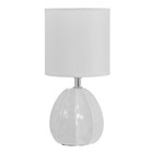 Настольная лампа "Ария" Е14 40Вт белый 13х13х26,5 см RISALUX - Фото 6