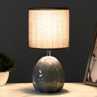 Настольная лампа "Ария" Е14 40Вт серый 13х13х26,5 см RISALUX - Фото 2