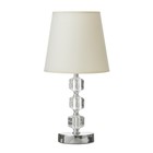 Настольная лампа "Бианка" Е14 40Вт хром 22,5х22,5х36 см RISALUX - фото 24343783