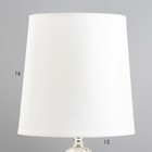 Настольная лампа "Мария" Е14 40Вт хром 22,5х22,5х28 см RISALUX - фото 24365976