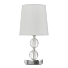 Настольная лампа "Мария" Е14 40Вт хром 22,5х22,5х28 см RISALUX - фото 24365979