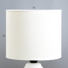 Настольная лампа «Гликерия» E14 40 Вт бело-лазурная 15×15×27 см RISALUX - Фото 4