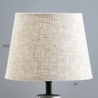 Настольная лампа "Ариса" Е14 40Вт серый 20х20х32 см RISALUX - Фото 4